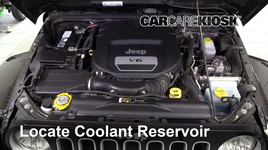 2018 Jeep Wrangler JK Unlimited Sahara 3.6L V6 Refrigerante (anticongelante)